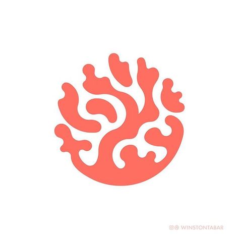 Winston Tabar (@winstontabar) • Instagram photos and videos Beach Branding, Coral Logo, Origami Templates, Dream Salon, Beachy Theme, Plant Logos, Geometric Logo Design, Resort Logo, Coral Design