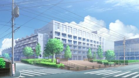 [1.1] Anime, school, anime school, background, anime school background Anime High School Background, Anime School Background, High School Background, School Anime, Background Anime, School Background, Anime High School, Anime School, Building Art