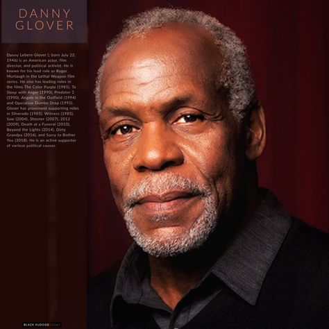 Black Kudos on Instagram: “Danny Glover” Danny Glover, Genetic Engineering, Vintage Black Glamour, Black Actors, Black Hollywood, Black Celebrities, Black Man, Walk Of Fame, Hollywood Celebrities