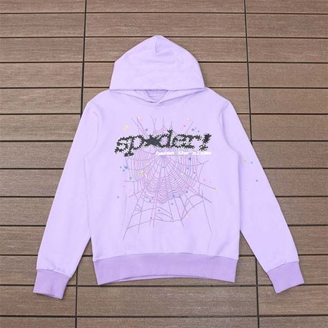 Sp5der Acai Spider Web Print Logo Purple Hoodie New With Tag Color:Purple 100%Cotton Size Chest Width Length Shoulder Sleeve S-------61cm------64cm-----/-----70cm M-------63cm------66cm-----/-----72cm L-------65cm------68cm-----/-----74cm Xl------67cm------70cm-----/-----76cm Purple Spider Hoodie, Purple Hoodies, Dark Green Hoodie, Givenchy Hoodie, Ohio State Hoodie, Purple Spider, Spider Hoodie, Hoodie Mask, 90’s Outfits