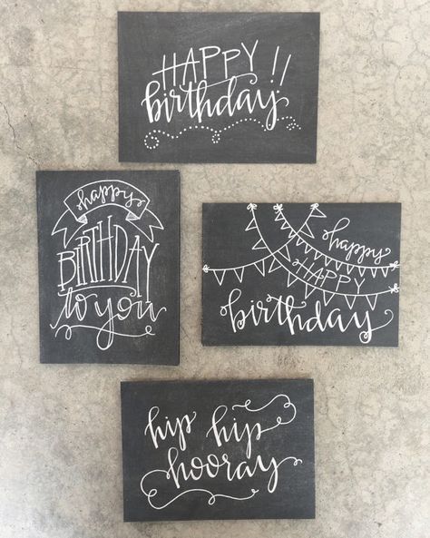 Congratulations Chalkboard Sign, Birthday Letter Ideas Diy, Birthday Blackboard, Calligraphy Chalkboard, Birthday Doodles, Calligraphy Birthday, Birthday Calligraphy, Birthday Font, Birthday Typography