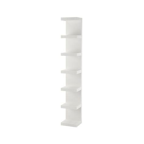 LACK Wall shelf unit, white - IKEA At Home Salon Decor, White Shelves Bedroom, Ikea White Furniture, Ikea Wall Unit, Ikea Wall Shelf, Ikea Lack Shelf, Ikea Shelf Unit, Lack Shelves, Ikea Lack Wall Shelf