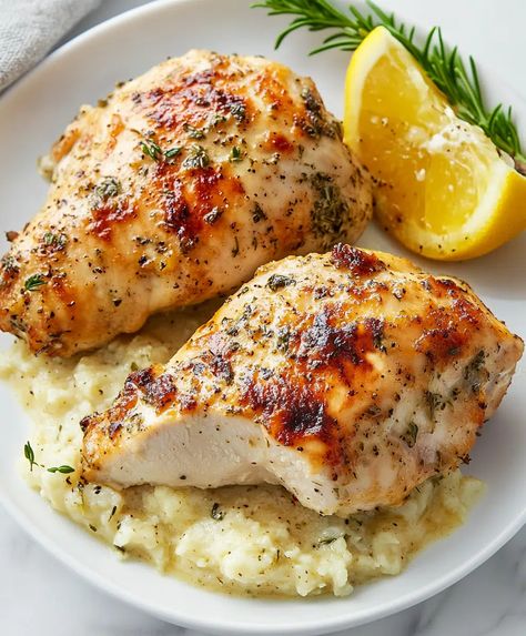 Herb Chicken Recipe - avarecipes.com Chicken And Herb Recipes, Chicken Herb Recipes, Herbed Chicken Breast, Roasted Chicken Breast Recipes, Herb Baked Chicken, Herb Roasted Chicken Breast, Herb Chicken Breast, Oregano Recipes, Herb Chicken Recipes