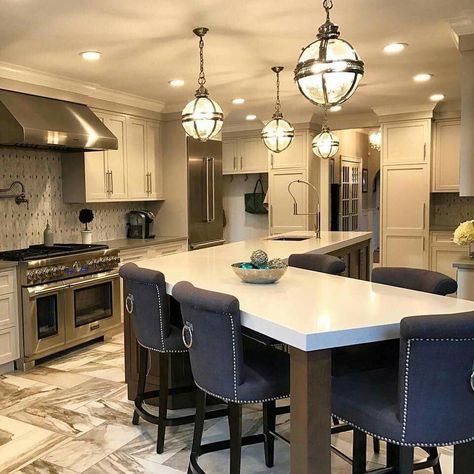 Kitchen Island Angled, Angled Kitchen Island, Angled Island, Angled Kitchen, Kitchen Islands Ideas With Seating, Island Layout, Narrow Kitchen Island, Country House Kitchen, Kitchen Cabinet Inspiration