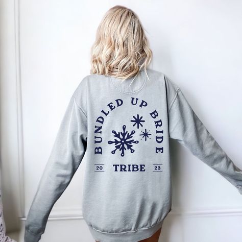 Ski Bachelorette, Weekend Sweater, Color Sweatshirt, Lazy Day Outfit, Custom Design Shirts, Comfort Colors Sweatshirt, Bride Shirts, Bachelorette Shirts, Bride Tribe