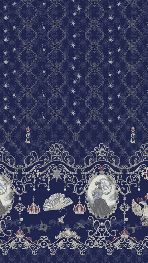 Lolíta Aesthetic Wallpaper, Lolíta Wallpaper, Tartan Wallpaper, Dark Kawaii, Royal Pattern, Future Wallpaper, Motif Art Deco, Bold Wallpaper, Fabric Textures