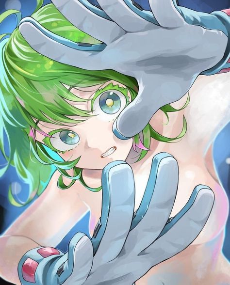 Green Hair, Anime Character, Gloves, Instagram Profile, Green, Anime, Hair, On Instagram, Instagram