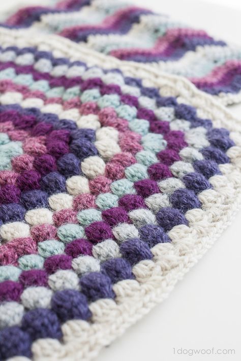 Bobble Stitch Crochet, Crochet Bobble, Crochet Blanket Afghan, Crochet Motif Patterns, Crochet Stars, Crochet Unicorn, Manta Crochet, Bobble Stitch, Granny Squares Pattern