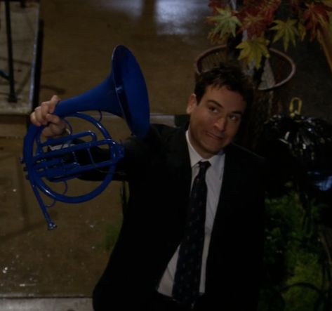 Ted mosby from how l met your mother Ted Mosby, French Horn, Blue French, How I Met Your Mother, Horn, Blue