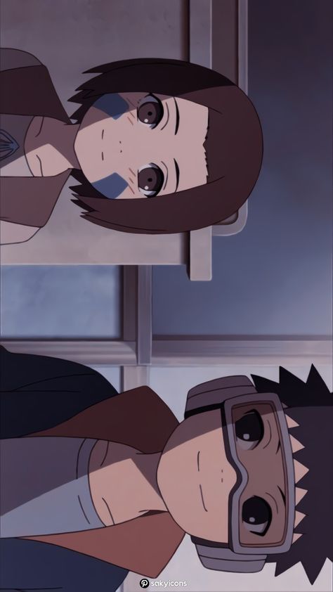 Rin And Obito Wallpaper, Obito Rin Wallpaper, Obito And Rin Wallpaper, Obito Cute, Obito Uchiha And Rin, Rin And Obito, Naruto Rin, Obito X Rin, Obito Kid