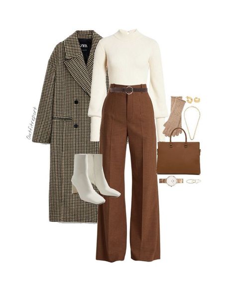 Corporate Capsule Wardrobe Work Wear, Outfit Pantalon Marron, Brown Pants Outfit For Work, Fall Clothing Aesthetic, Christmas Outfit Ideas For Women Classy, Mode Dope, Thanksgiving Outfit Ideas, What To Wear Fall, Cute Thanksgiving Outfits