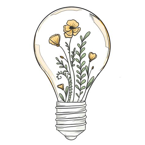 Light Bulb Art, Simple Flower Drawing, Aesthetic Usernames, Vintage Papers, Paper Photo, Spring Art, Photo Vintage, Aesthetic Painting, Planting Bulbs