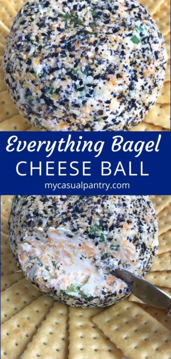 Camping Appetizers Make Ahead, Everything Bagel Cheese Ball, Bagel Flavors, Cheese Ball Bites, Appetizer Board, Bagel Chips, Make Ahead Appetizers, Snack Prep, Appetizers For A Crowd