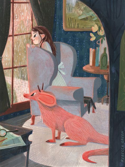 Rebecca Green, Green Illustration, Picture Books Illustration, Book Illustration Art, Childrens Illustrations, Editorial Illustration, Children's Book Illustration, Colored Pencil, Fine Art Gallery