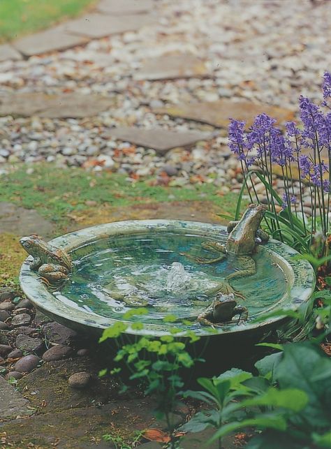 Ceramic Water Feature, Bird Fountain, Aquascape Design, Bird Bath Garden, Backyard Paradise, Raku Pottery, Garden Pottery, Wildlife Gardening, Pollinator Garden