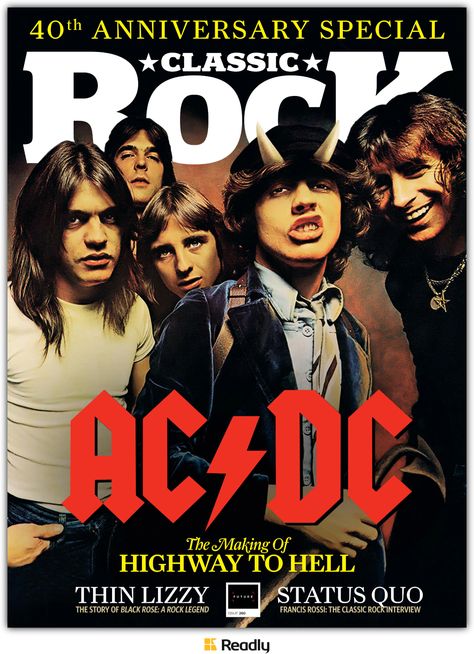 Suggestion about Classic Rock Issue 260 page 1 Band Show Poster, Acdc Aesthetic, Classic Rock Aesthetic, Rock Magazine, Rock Poster Art, Rock Band Posters, Goth Rock, Steve Vai, Band Poster