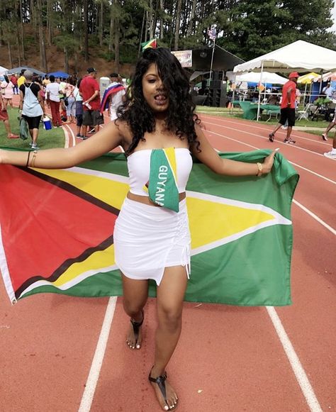 Guyana 🇬🇾 West Indian Women, Guyana Tattoo, Guyanese Aesthetic, Guyana Wallpaper, Guyana Aesthetic, Guyanese Culture, Guyanese Culture Aesthetic, Guyana Women, Guyana Culture