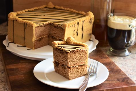 9 Irresistible Irish Cake Recipes Dessert Trifles, Porter Cake, Irish Coffee Cake, Irish Cake, Moist Apple Cake, Irish Desserts, Pinterest Food, Fitness Humor, Coffee Cake Recipe