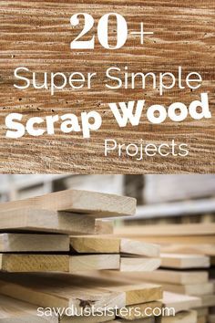 Easy Small Wood Projects, Scrap Wood Crafts, Wood Projects For Beginners, Wood Crafting Tools, Wood Scraps, Scrap Wood Projects, Cool Woodworking Projects, Diy Holz, Beginner Woodworking Projects