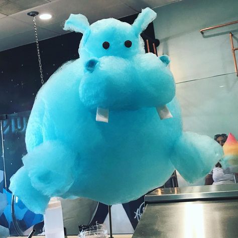 Polar Playground on Instagram: “It's a bird? It's a plane? Nope, it's a HIPPO COTTON CANDY CHARACTER making it's way to @polarplayground. Available for a limited time! . .…” Animal Cotton Candy, Cotton Candy Animals, Cotton Candy Character, Polar Playground, Cotton Candy Art, Candy Character, Plant Business, Cotton Candy Party, Character Making