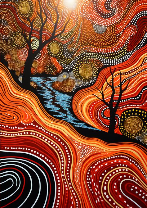 Aboriginal Style Original Prints - Landscape or Portrait Pointillism - Great Colour Matching - Trending Colours - Bright Colourful Aboriginal Inspired - Original Print - House Decor - Home Decor - Modern Art - Contemporary Art - Colour Collection - High Quality - Limited Edition and numbered prints 1/50 only 50 ever made - Print on High Gloss Photo Paper - Sizes available are A2/A3/A4/A5 - Signed and Numbered - Original Print - IMPORTANT note: When buying sets you can choose from other sets too, Zantangle Art, Colourful Home Decor, Contemporary Folk Art, Aboriginal Dot Art, Patterns Art, Landscape Quilt, Art Colour, Colour Collection, Aboriginal Artwork