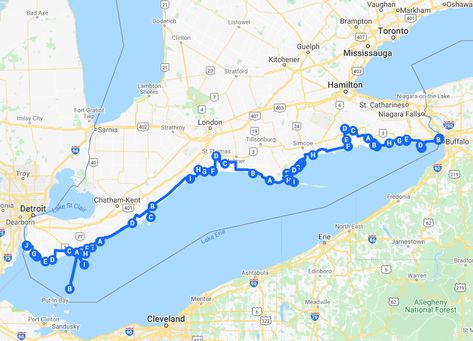 Ontario Road Trip: 50 Things to Do Along Lake Erie Shore - To Do Canada Lake Erie Canada, Lake Erie Circle Tour, Ontario Road Trip, 2023 Vacation, Canadian Road Trip, Nomadic Lifestyle, Trailer Camping, Ontario Travel, Travel Trailer Camping