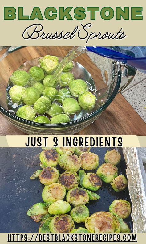 Blackstone Outback Brussel Sprouts Recipe | Best Blackstone Recipes Brussel Sprout Recipes Blackstone, Brussels Sprouts Blackstone, Blackstone Grill Brussel Sprouts, Black Stone Brussel Sprouts, Brussel Sprouts On Blackstone Griddle, Blackstone Brussel Sprout Recipes, Brussel Sprouts Blackstone, Blackstone Brussel Sprouts, Grilled Brussel Sprouts