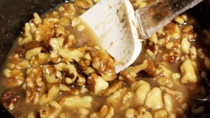 Wet Nuts Ice Cream Topping Recipe - Food.com Wet Walnuts For Ice Cream, Wet Walnuts Recipes, Wet Nuts Recipe, Vanilla Ice Cream Toppings, Walnut Recipes, Diy Cooking, Baked Rolls, Nut Recipes, Ice Cream Toppings