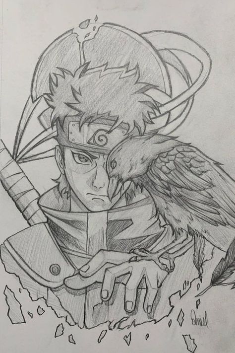 Character Design Drawing, Animation Drawing Sketches, Anime Face Drawing, Naruto Sketch Drawing, Obito Uchiha, Pencil Sketch Images, Naruto Sketch, Best Anime Drawings, Anime Drawing Books