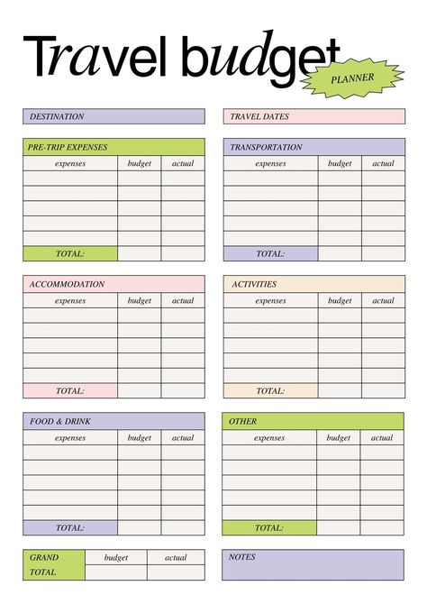 Green and Purple Playful Travel Budget Planner Document A4 - Templates by Canva Travel Budget Planner, Budget Planner Template, Resume Maker, Text Generator, Business Content, Travel Budget, Budget Planer, Collaborative Learning, Learning Management System