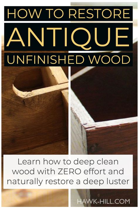 How to restore antique unfinished wood like barn wood for all toolboxes Wood Toolbox, Wood Tool Box, Restore Wood, Old Barn Wood, Cleaning Wood, Old Tools, Wood Tools, My Art Studio, Deep Conditioning