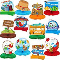 Check this out on Amazon Table Decor For Birthday Party, Fishing Centerpieces, Table Decor For Birthday, Gone Fishing Cake, Fishing Party Decorations, Gone Fishing Party, Fish Centerpiece, Decor For Birthday Party, Fishing Baby Shower Theme