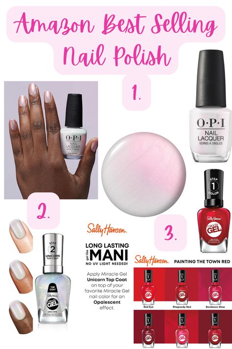 Click the pin for link!
1. OPI Nail Lacquer, Up to 7 Days of Wear, Chip Resistant & Fast Drying, Spring '24, Your Way Collection, color: glazed and confused

2.Sally Hansen Miracle Gel Nail Polish, Unicorn Top Coat 

3.Sally Hansen Miracle Gel Nail Polish, Shade Rhapsody Red 449

#affiliatelink #amazonmusthaves #amazonfinds #nailinspo #summernails #nails Unicorn Top, Ongles Nails, Sally Hansen Miracle Gel, Music Happy, Gel Nail Colors, Opi Nail Lacquer, Opi Nails, Summer Nail, Sally Hansen