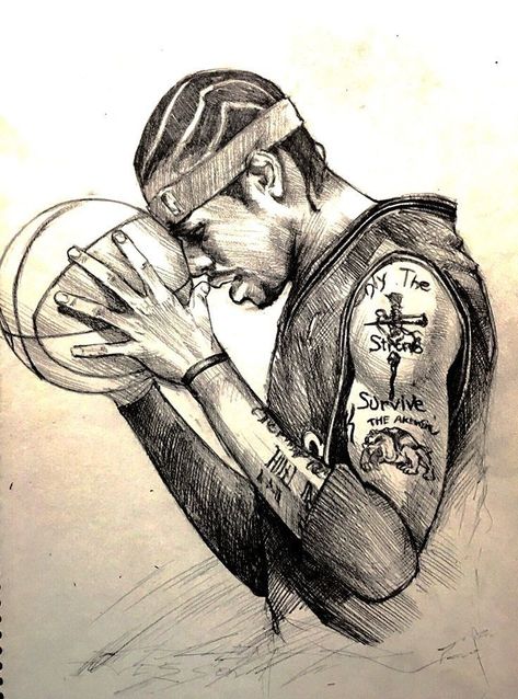 Drawing Ideas Basketball, Basketball Drawings, Nba Artwork, Nba Basketball Art, Bola Basket, Logo Basketball, Arte Peculiar, Nba Art, Basketball Art