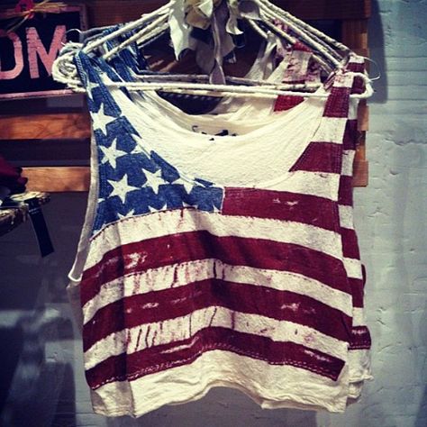 American Tank, American Flag Tank Top, July Outfits, Pull Oversize, 4th Of July Outfits, Cropped Shirt, Pull & Bear, Usa Flag, Cropped Tank Top