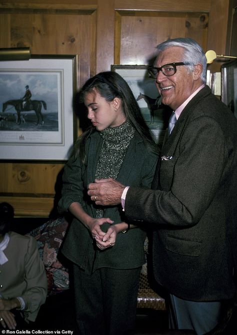 Cary Grant and his daughter Jennifer Grant during Ahmet Ertegun's Sunday Brunch at Fairfax Hotel in Washington D.C Cary Grant Daughter, Jennifer Grant, Gary Grant, Famous Families, Tv Producer, Classic Actors, Hollywood Music, Leading Men, Lynda Carter