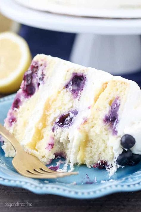 Mascarpone Cake Recipe, Blueberry Mascarpone, Beyond Frosting, Easy Layer Cake, Cake With Mascarpone, Mascarpone Cake, Mascarpone Filling, Lemon Blueberry Cake, Mascarpone Recipes