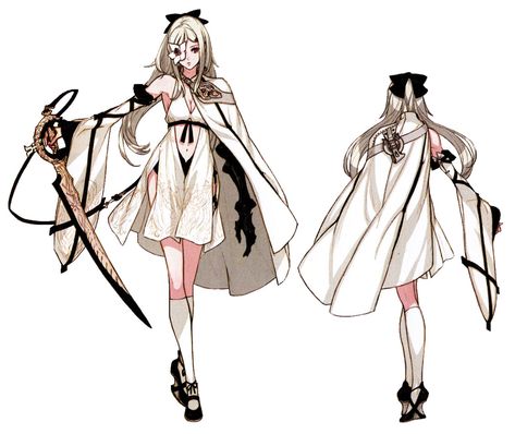 Zero Concept Art from Drakengard 3 #art #artwork #gaming #videogames #gamer #gameart #conceptart #illustration Drakengard 3, Art Manga, Game Character Design, Character Sheet, Female Character Design, Character Design References, Free Clip Art, Character Outfits, 귀여운 동물