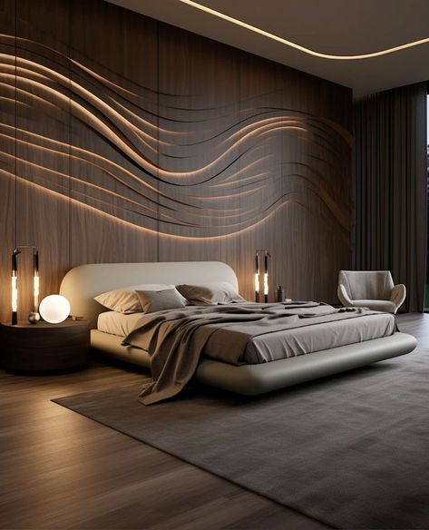 Bedroom Design Luxury, Blue Bedroom Design, Unique Bedroom Design, Amazing Bedroom Designs, Bed Interior, تصميم داخلي فاخر, Bedroom Interior Design Luxury, Modern Luxury Bedroom, Modern Bedroom Interior