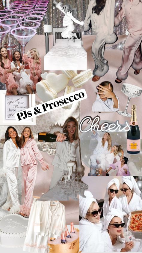 Pjs And Prosecco, Latest Wedding Gowns, Bride Or Die, Bachelorette Inspo, Pink Pjs, Pj Party, Rainbow Row, Bachelorette Party Planning, Bridal Bachelorette Party