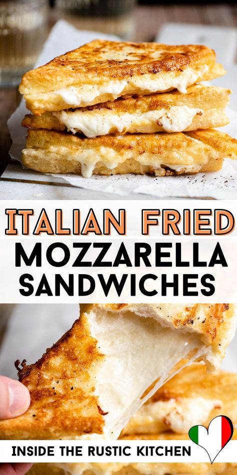 Fried Grilled Cheese Sandwich, Grilled Cheese Mozzarella, Grilled Cheese Egg Sandwich, Italian Grilled Cheese Sandwich, Fried Egg Grilled Cheese Sandwich, Mozzarella Grilled Cheese Sandwiches, Dinner Recipes With Mozzarella Cheese, Grilled Mozzarella Sandwiches, Mozerella Recipes Dinners