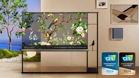 CES 2024: LG's transparent OLED TV disappears when turned off | Mashable Transparent Tv, Lg Signature, Fancy Office, Tv Lg, Behind The Screen, Tv Display, Oled Tv, Lg Electronics, Entry Hall