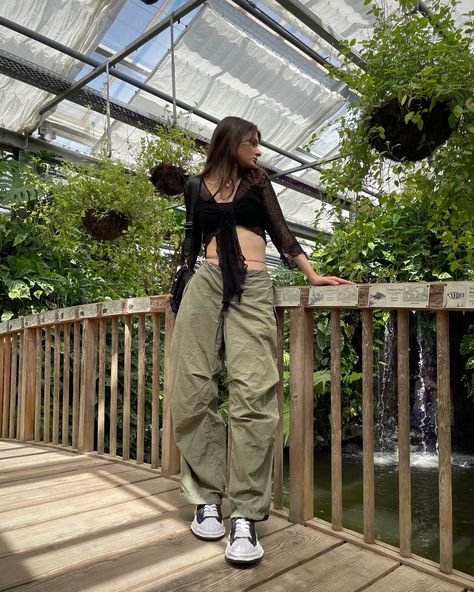 cut out top/ Pinterest girl/ aesthetic/ mirror selfie/ All black fit/ all black/ wide leg pants/ baggy fit/ subversive basics/ maison mihara yasuhiro shoes/ Streetwear/ fairy core/ 90s/ y2k/ skater girl/ archive fashion/ subversive/ archive/ Avantgarde/ hyein seo/ k-fashion/ Korean fashion/ subversive/ subversive basics/ parachute pants/ tech pants/ long braid/ Yeezy/ Helmut Lang/ all Black fit/ tech pants/ baggy pants/ motel rocks/ long braid/ all black fit/ pants skirt Shoes With Parachute Pants, Baggy Tech Pants Outfit, Maison Mihara Yasuhiro Shoes Outfit Girl, Olive Parachute Pants Outfit, Tech Pants Outfit, Maison Mihara Yasuhiro Shoes Outfit, Mihara Yasuhiro Shoes Outfit, Christmas In Korea, Black Parachute Pants Outfit