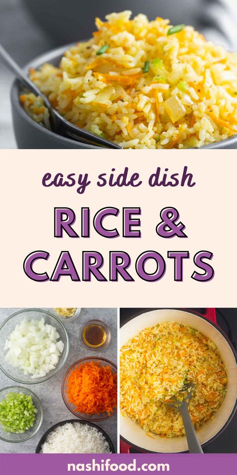 Rice With Broccoli And Carrots, Rice Carrot Recipe, Carrot And Rice Recipes, Rice And Carrots Recipe, Carrots And Celery Recipes Dinners, Carrots Onions Celery Recipes, Celery Carrots Onion Recipes, Carrots Celery Onion Recipes, Carrot Celery Onion Recipes