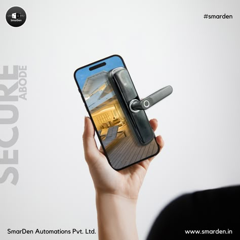 Locks so smart, they make burglars feel dumb. DM to know more. or Visit: www.smarden.in #Homesecurity #smartdoorlock #smartdoorlocks #doorlock #doorlocks #touchlocks #doorlocksystem #smarthome #homeautomation #homeautomationsystem #homeautomationsystems #homeautomationexperts #fingerprints #technology #home #smarthomes #smarthometechnology #homesmarthome #homeimprovement #smarthometech #smarthomesecurity #smarthomestore #smarthometechnology #explorepage #Smarden Smart Home Ads, Home Automation Creative Ads, Smart Home Poster, Smart Home Design Ideas, Instagram Ads Ideas, Air Astana, Life Insurance Facts, Instagram Mockup, Digital Advertising Design