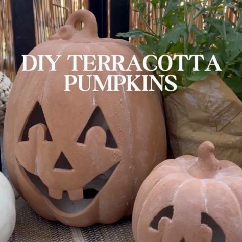 #LTK on Instagram: "Fall is almost *officially* here (aka the season of #DIY #terracottapumpkins) 🎃 

Head to the link in our bio to shop everything @simplyeverydayliving used to make these adorable decor pieces! 

#ShopLTK #LTK #LTKHome #pumpkins #halloween #fallcrafts #halloweencrafts #halloweendecor #halloweenDIY" Decor Pieces, Fall Crafts, Halloween Diy, Halloween Crafts, Pumpkins, Decorative Pieces, Halloween Decorations, Halloween, On Instagram