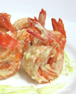 Wasabi Prawns - Anncoo Journal Wasabi Shrimp Recipe, Wasabi Prawns, Cooking Prawns, Fresh Prawns, How To Cook Prawns, Butter Prawns, Butter Prawn, Prawns Recipe, Small Knife