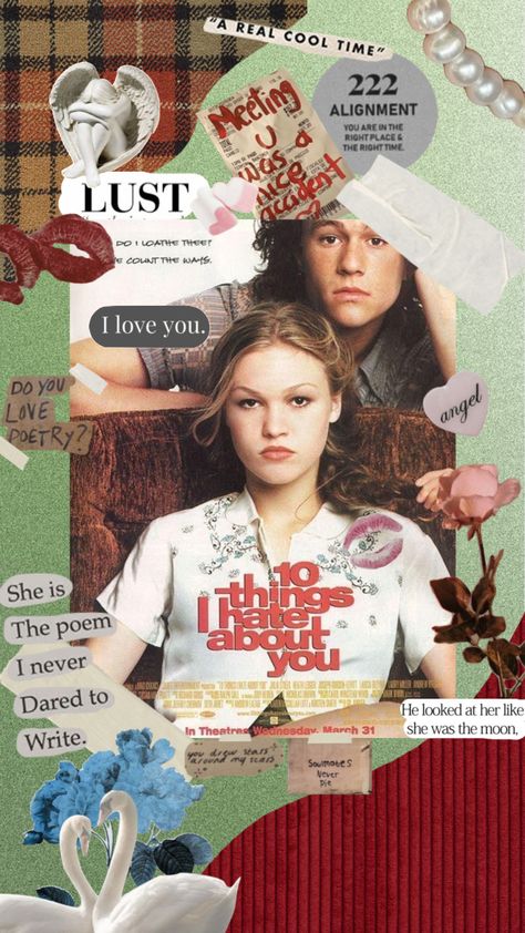 #aesthethic #art #10thingaihateaboutyou #moviecollage #love Poster About Myself, Poem About Myself, General Studies, Movie Collage, Creative Poster, About Myself, Creative Posters, Right Time, She Likes