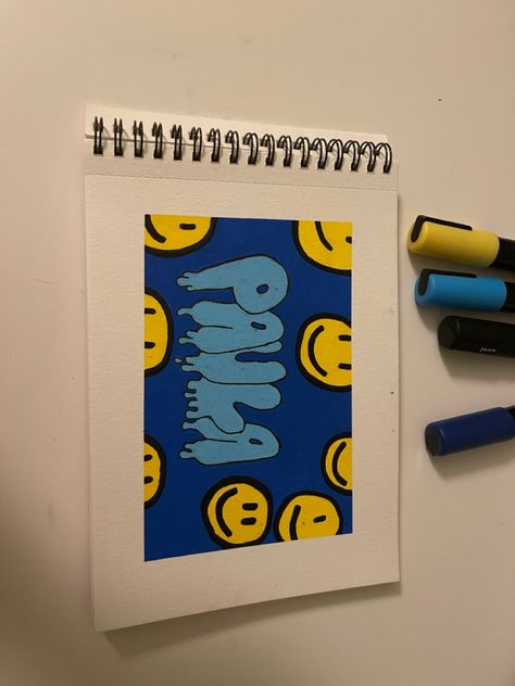 Easy Posca Pen Drawing, What To Draw With Posca Markers, Drawings With Posca Markers, Drawing With Posca Markers, Posca Pens Art Ideas Simple, Things To Draw With Posca Pens, Posca Markers Drawing, Drawing With Posca, Posca Art Doodle