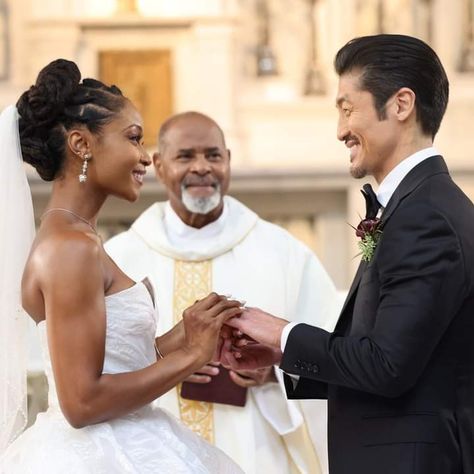 Brian Tee, Yaya Dacosta, Start Of Something New, George Burns, Chicago Family, April Wedding, Prom Girl Dresses, Medical Drama, Chicago Med